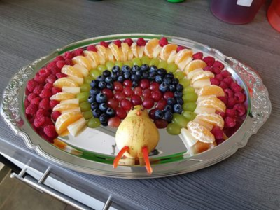 Sieht der Pfau nicht lecker aus?